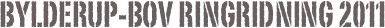Bylderup-Bov Ringridning 2011